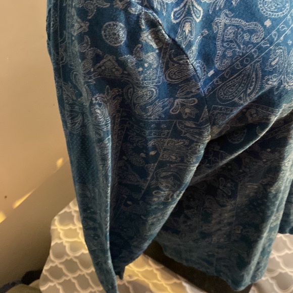 Style & Co pull over top/ blouse size 2X has 5 buttons half way up. 100% cotton - Picture 6 of 12